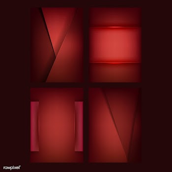 Set of abstract background designs in dark re.. | Free stock vector - 489747