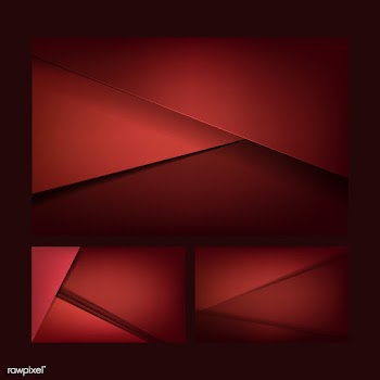Set of abstract background designs in dark re.. | Free stock vector - 489898