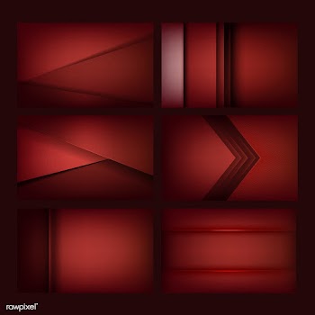 Set of abstract background designs in dark re.. | Free stock vector - 489970