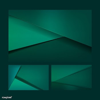 Set of abstract background designs in emerald.. | Free stock vector - 489896