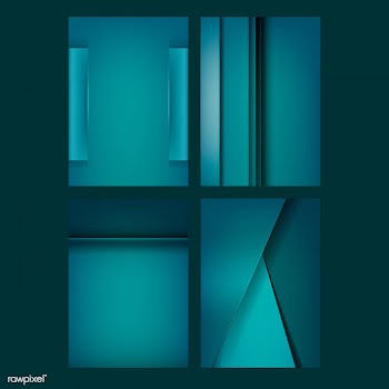 Set of abstract background designs in green | Free stock vector - 489798
