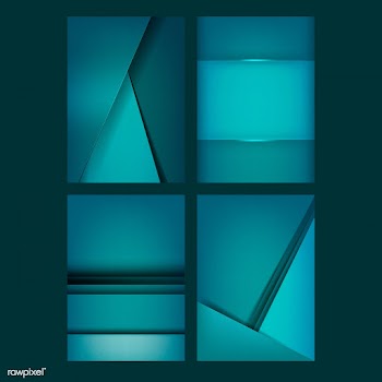 Set of abstract background designs in green | Free stock vector - 489843