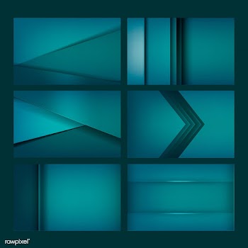 Set of abstract background designs in green | Free stock vector - 489987