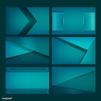 Set of abstract background designs in green | Free stock vector - 490037