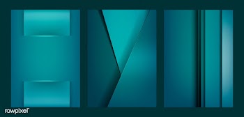 Set of abstract background designs in green | Free stock vector - 490085