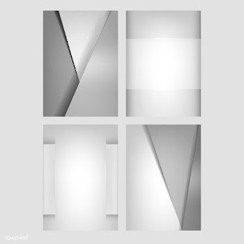 Set of abstract background designs in light g.. | Free stock vector - 489790