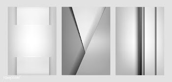 Set of abstract background designs in light g.. | Free stock vector - 490119