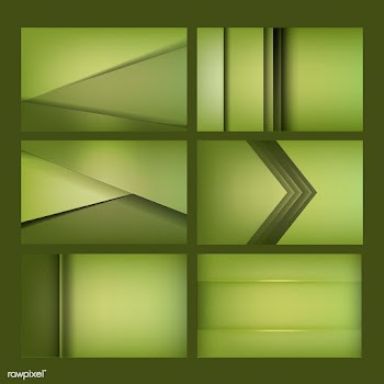 Set of abstract background designs in lime gr.. | Free stock vector - 489958