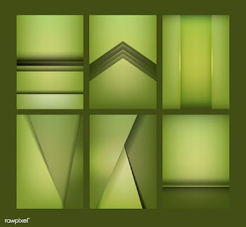 Set of abstract background designs in lime gr.. | Free stock vector - 490033