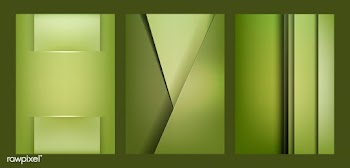 Set of abstract background designs in lime gr.. | Free stock vector - 490137