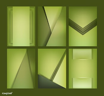 Set of abstract background designs in lime gr.. | Free stock vector - 490198
