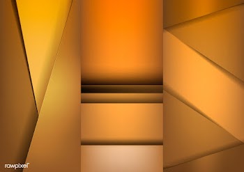 Set of abstract background designs in orange | Free stock vector - 489876