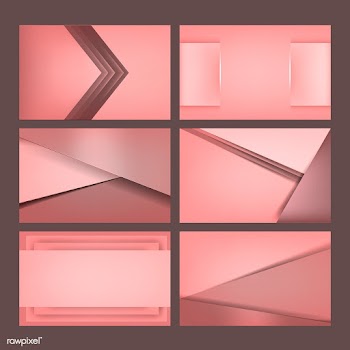 Set of abstract background designs in pink | Free stock vector - 489925