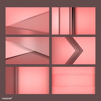 Set of abstract background designs in pink | Free stock vector - 489988