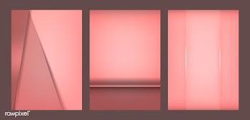 Set of abstract background designs in pink | Free stock vector - 490059