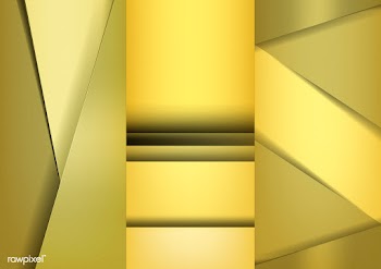 Set of abstract background designs in yellow | Free stock vector - 489865