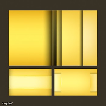 Set of abstract background designs in yellow | Free stock vector - 489927