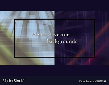 Set of abstract background for design vector image