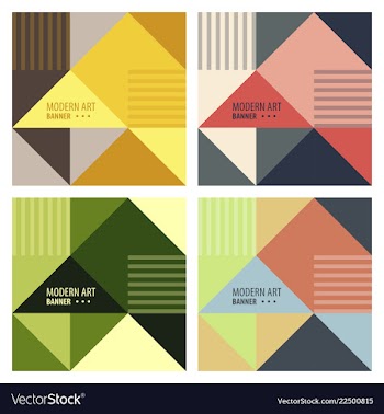 Set of abstract background for design vector image