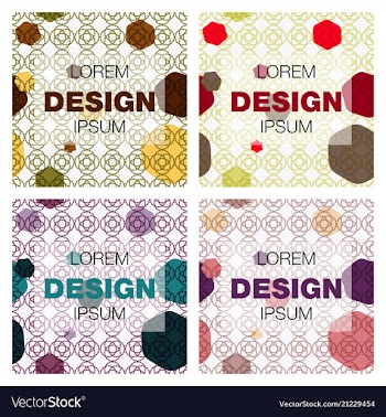 Set of abstract background texture design bright vector image
