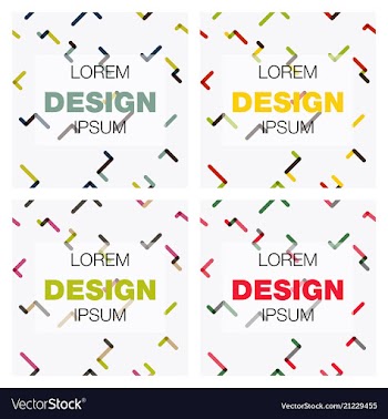 Set of abstract background texture design bright vector image