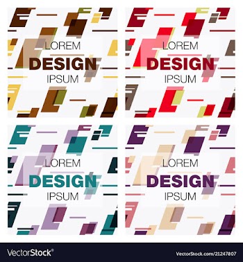 Set of abstract background texture design bright vector image