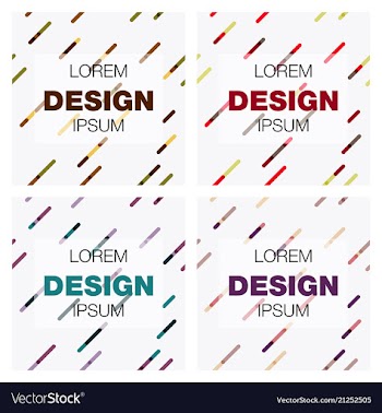 Set of abstract background texture design bright vector image