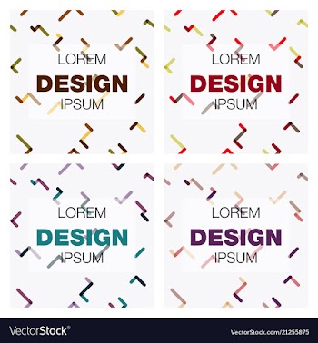 Set of abstract background texture design bright vector image