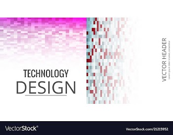 Set of abstract background with geometric elements vector image