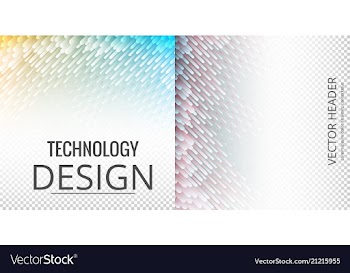 Set of abstract background with geometric elements vector image