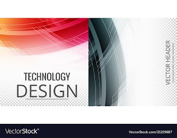 Set of abstract background with geometric elements vector image