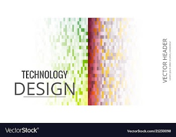 Set of abstract background with geometric elements vector image
