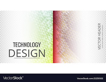 Set of abstract background with geometric elements vector image