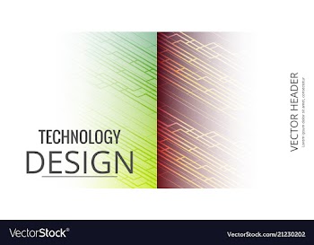 Set of abstract background with geometric elements vector image