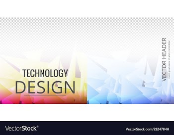 Set of abstract background with geometric elements vector image