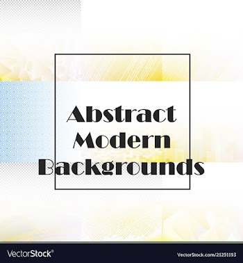 Set of abstract background with geometric elements vector image