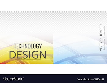 Set of abstract background with geometric elements vector image