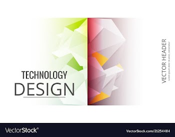 Set of abstract background with geometric elements vector image