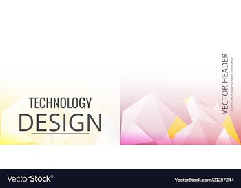 Set of abstract background with geometric elements vector image