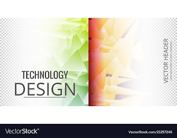 Set of abstract background with geometric elements vector image