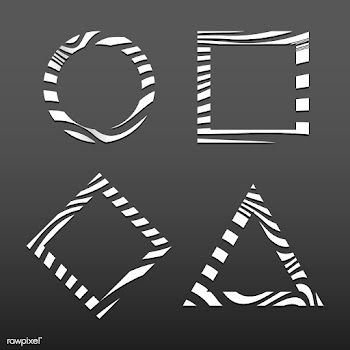 Set of abstract badge template vectors | Free stock vector - 538108