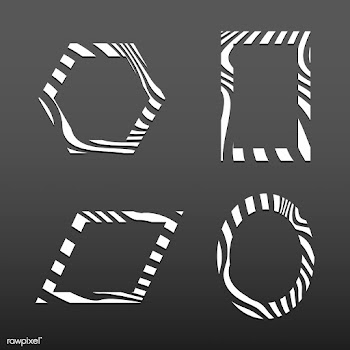 Set of abstract badge template vectors | Free stock vector - 538122