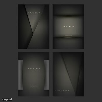 Set of abstract creative background designs i.. | Free stock vector - 489729