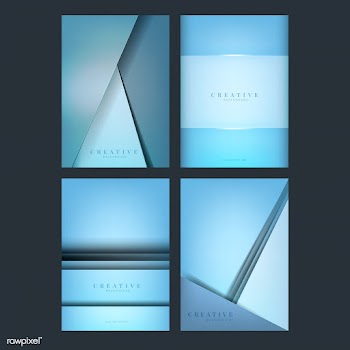 Set of abstract creative background designs i.. | Free stock vector - 489745