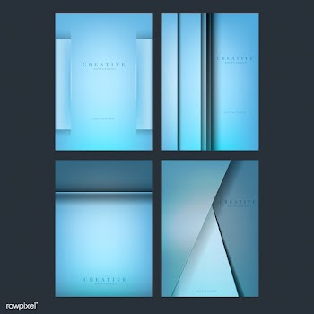 Set of abstract creative background designs i.. | Free stock vector - 489806