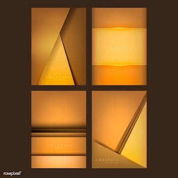 Set of abstract creative background designs i.. | Free stock vector - 489813
