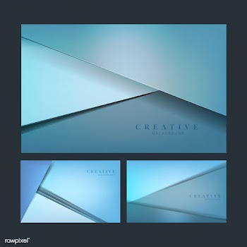 Set of abstract creative background designs i.. | Free stock vector - 489840