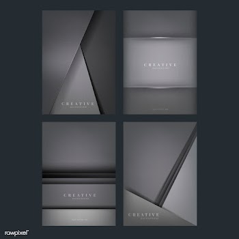 Set of abstract creative background designs i.. | Free stock vector - 489845