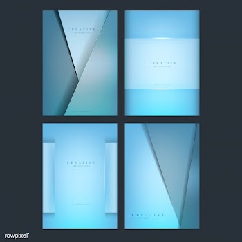 Set of abstract creative background designs i.. | Free stock vector - 489849