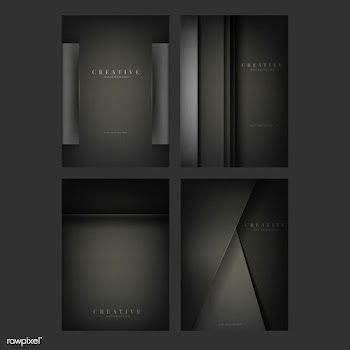 Set of abstract creative background designs i.. | Free stock vector - 489866